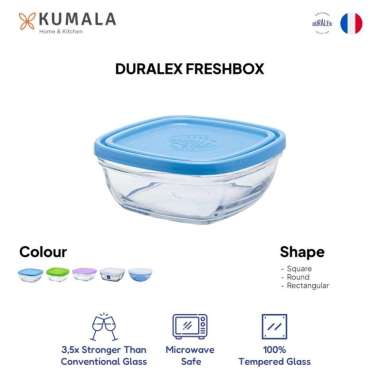 DURALEX FRESHBOX - Wadah Penyimpan Makanan Kaca - Glass Food Storage DURALEX FRESHBOX 14 M