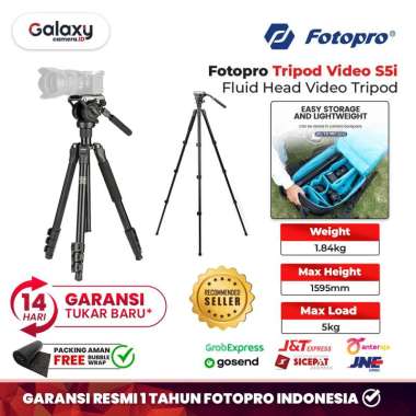 Fotopro Tripod Video S5i Fluid Head Video Tripod