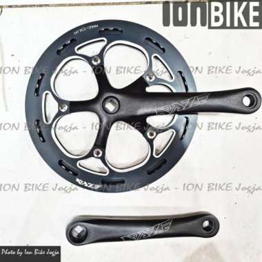 Crankset Raze Elite 54T Black BB Kotak Crank 54 T Single Seli Minion