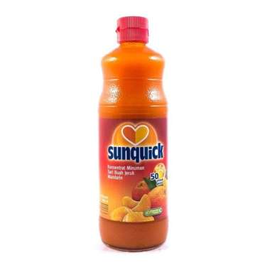 Sunquick jus sari buah jeruk / jeruk mandarin / lemon / mango 300 ml jeruk mandarin