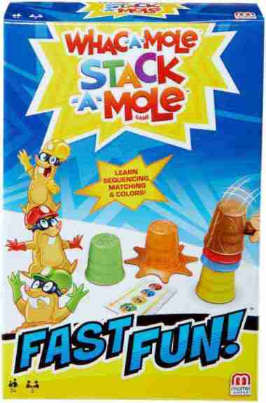 Whac a Mole Stack a Mole Fast Fun Board Game