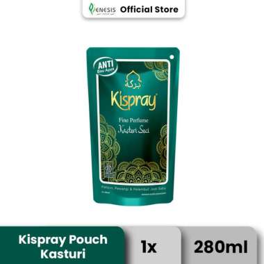 Kispray Kasturi Pelembut & Pelicin Pakaian Refill [280 mL]