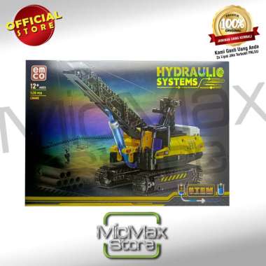 EMCO BRIX STEM Technic Hydraulic Systems 528 Pcs Crane NOT LEGO 8060
