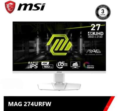 MSI MAG 274URFW 4K UHD 160Hz 27"Inch - Gaming Monitor