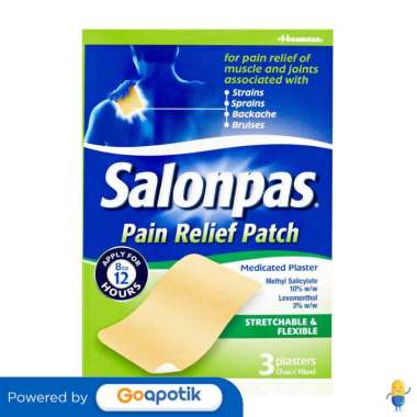 SALONPAS PAIN RELIEF PATCH 3 PCS