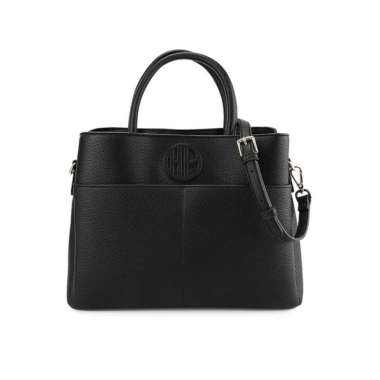 Hush Puppies Pettle Satchel (M) Wanita Black