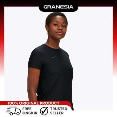 Baju Olahraga Wanita HK Airolite Run Short Sleeve|Kaos Olahraga Lari Gym Fitness S