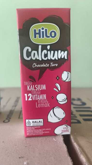 Susu HiLo Teen UHT 200 ml [Satuan/pcs] Coklat Taro