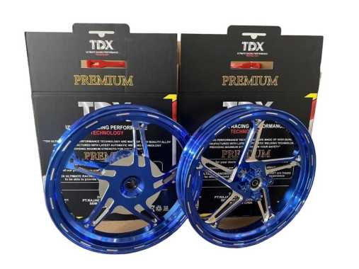 VELG TDX PREMIUM TIPE VX MODEL BINTANG KZR RING 14 BEAT VARIO SCOOPY VARIO 125 150 TWO TONE COLOR TD