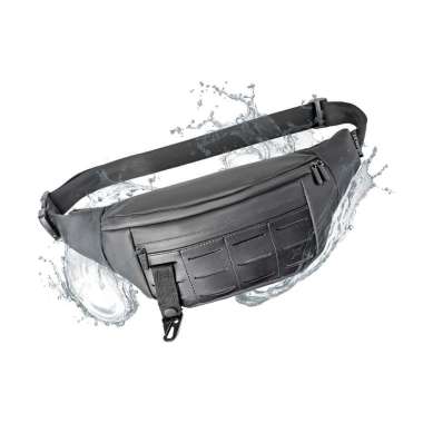 EVERNEXT - TAS SELEMPANG PRIA ANTI AIR WAIST BAG PRIA TAS PINGGANG PRIA WATERPROOF TAS SLEMPANG PRIA