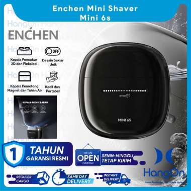 Enchen Mini 6s Mini Shaver Alat Cukur Jenggot Elektrik Waterproof Portable Magnet Tahan Air