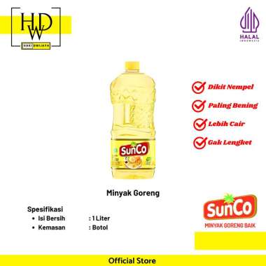 [1 Liter] Sunco Minyak Goreng Botol