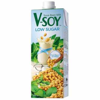 V-soy susu kacang kedelai multigrain / original / golden grain / low sugar 1 liter low sugar