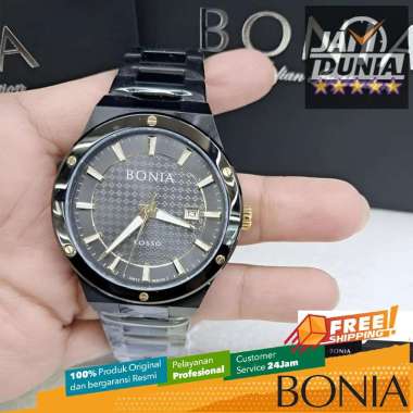 JAM TANGAN PRIA BONIA ROSSO ORIGINAL BNR192 1832 JAM WANITA BONIA BNR192-1832 BLACK STAINLES LA