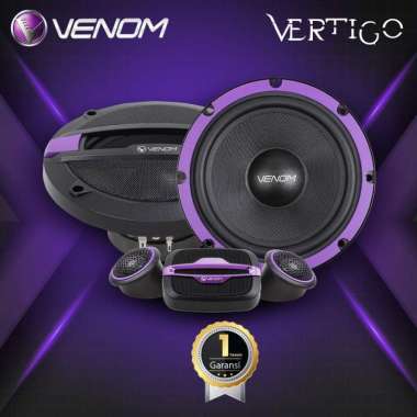 VENOM Paket Audio VERTIGO Speaker Mobil Depan Belakang