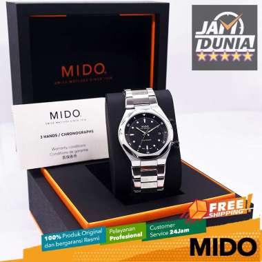JAM TANGAN PRIA MIDO ORIGINAL STAINLES JAM MIDO MULTIFORT ORIGINAL MIDO M047 507 11 51 00 MIDO M047.