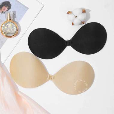 WIMIU Bra Tempel BH Tempel Premium Push Up Kancing Tengah Model Bulat 033681 CREAM Cup D