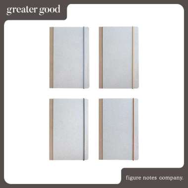 figure notes company - Rubble Book Raw A6 Recycled Notebook / Buku Tulis Kertas Daur Ulang Olive
