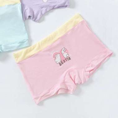 Young Curves Panty Junior Bunny Viscose Boxshort C24-100191 L Pink