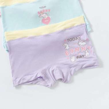 Young Curves Panty Junior Bunny Viscose Boxshort C24-100191 L Purple