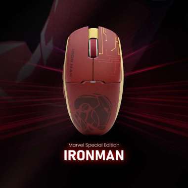Rexus RIVA RX-120 Marvel Edition - Mouse Gaming Wireless Lightweight PAW3311 Ironman