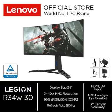 Lenovo R34w-30 Monitor Gaming