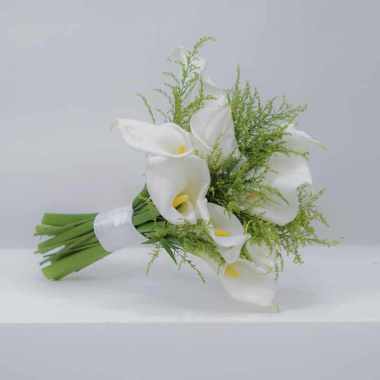 Buket Bunga Lily Fresh - Calla Lilies Bouquet - Anniversary Wedding - FlowerAdvisor Flames (10)