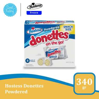 Hostess Donettes Frozen - 3 Varian Mini Donut Impor USA Donettes On The Go Powdered