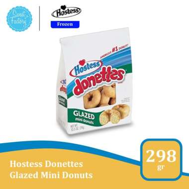 Hostess Donettes Frozen - 3 Varian Mini Donut Impor USA Glazed Mini Donuts