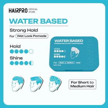 Hairpro WaterBased Pomade - Hairnerds Professional