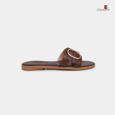 Elizabeth Shoes - Sandal Wanita | Slip On 0453-0404 38 Brown