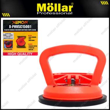 XENON PHVSC15001 Kop Angkat Kaca Kaki Satu 1 Cup Vacuum Suction Pad Plastik