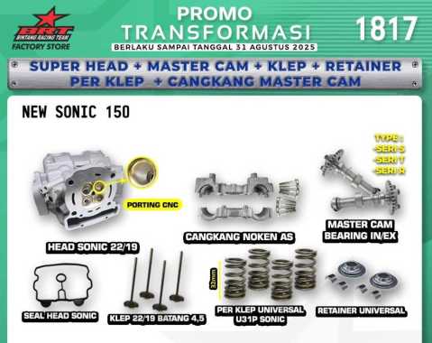 SUPER HEAD CBR 150 LED SONIC NEW