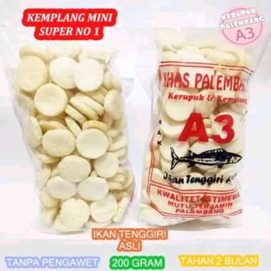 Kemplang Mini A3. Kerupuk Ikan tenggiri khas Palembang