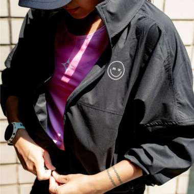 [MADE FOR WOMEN] ULTRA JACKET BLACK - WIND BREAKER WOMEN FOR RUNNING,TRAIL S