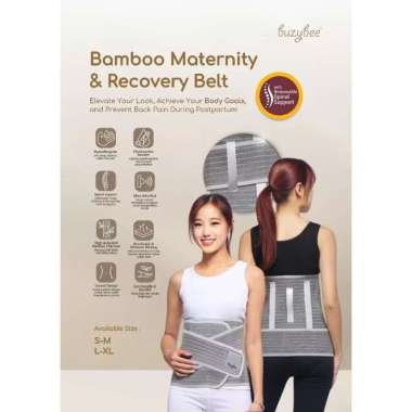 Buzybee BAMBOO Maternity & Recovery Belt + Spinal Support Korset pra pasca melahirkan normal caesar 