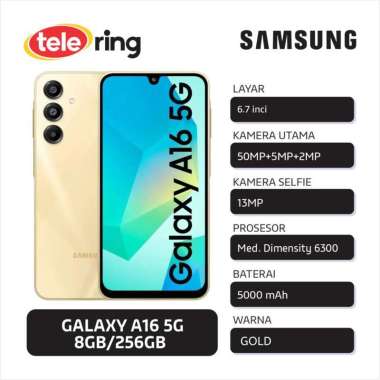 HP SAMSUNG A16 5G ADAPTER 8/256GB GOLD