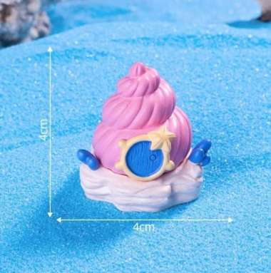 Miniatur Kerang Mainan Binatang Laut Mini Hiasan Ornamen Aquarium Miniatur Set Sensor Play Pantai Da