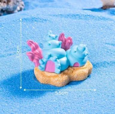 Miniatur Kerang Mainan Binatang Laut Mini Hiasan Ornamen Aquarium Miniatur Set Sensor Play Pantai Da