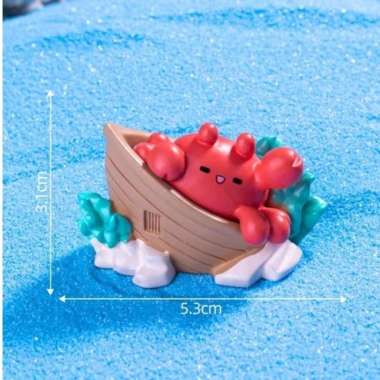 Miniatur Kerang Mainan Binatang Laut Mini Hiasan Ornamen Aquarium Miniatur Set Sensor Play Pantai Da
