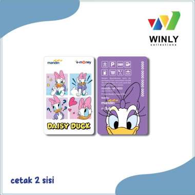 Mandiri E-Money Desy Bebek Daisy Duck Donal Anime Emoney Tapcash Brizzi - 2 SISI TAPCASH GLOSSY EMBO