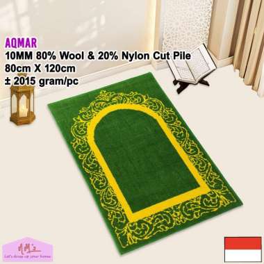 Sajadah sejadah imam masjid mushola 80 cm x 120 cm motif modern minimalis estetik bulu tebal cut pil