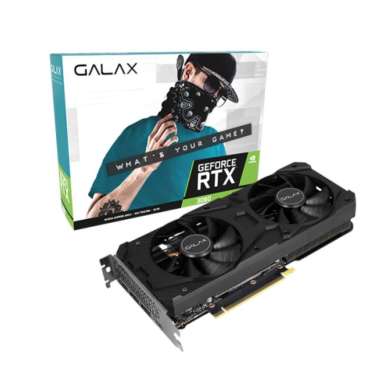 GALAX VGA RTX 3060 dengan Fitur 1-Click OC, NVIDIA Ampere GA106, 12GB GDDR6, PCIe 4.0, DirectX 12 Ul