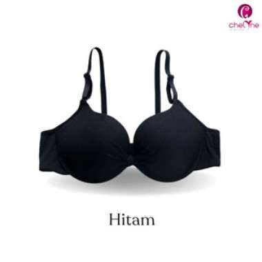 Chelyne BH Wanita V1257 Trendy Simple Bra Kaos Spandex Dengan Kawat Penyangga - Full Cup Push Up Bra