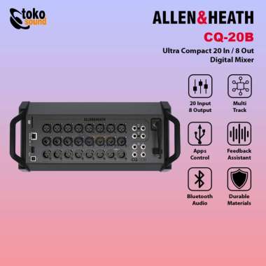 ALLEN & HEATH CQ20B CQ 20B - 20 CHANNEL RACKMOUNT DIGITAL MIXER