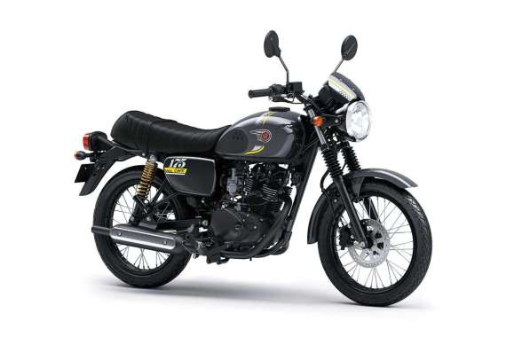 Kawasaki W175 SE BLACK STYLE Sepeda Motor [OTR JABODETABEKSER] Pearl Storm Gray Bogor