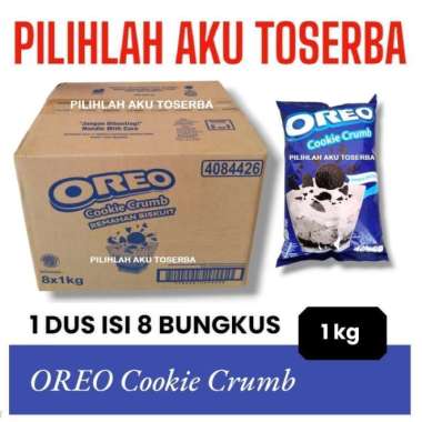 Oreo COOKIE CRUMB Remahan Biskuit Oreo 1 kg - ( HARGA 1 DUS )