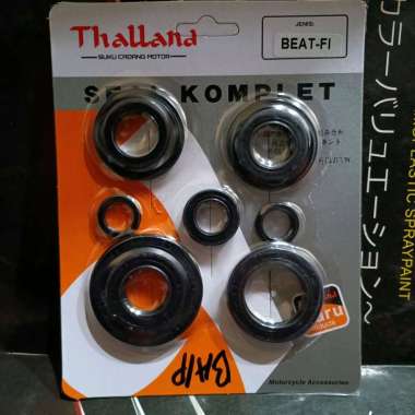 [1 SET] SEAL KIT BEAT FI MERK THALLAND SEAL KOMPLIT MOTOR BEAT FI