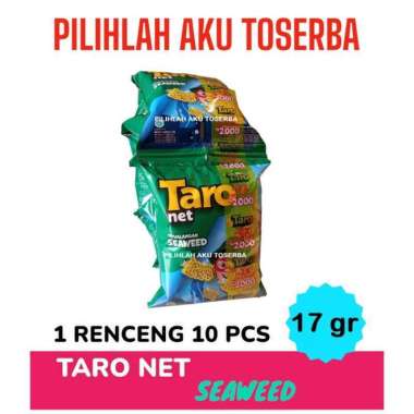 Taro NET Snack SEAWEED RUMPUT LAUT RENCENG - ( HARGA 1 RENCENG )