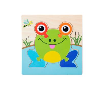 FG Puzzle Jigsaw 15CM Puzzle Jigsaw Kayu Karakter Hewan dan Kendaraan Lucu Puzzle Wooden JIGSAW KODO